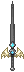 Royal Crystal Wing Sword