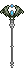 Royal Crystal Wing Staff