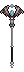 Royal Crystal Wing Staff